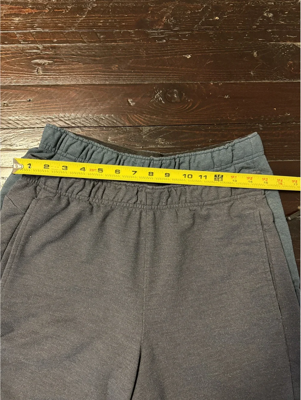Eddie Bauer Men’s Medium Shorts Lot of 2 Gray Blue Drawstring Lounge Casual